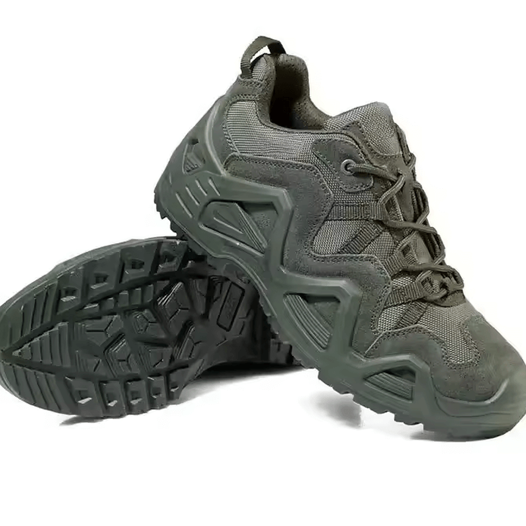 Botines hombre Fuerza Táctica verdes con diseño resistente y suela robusta