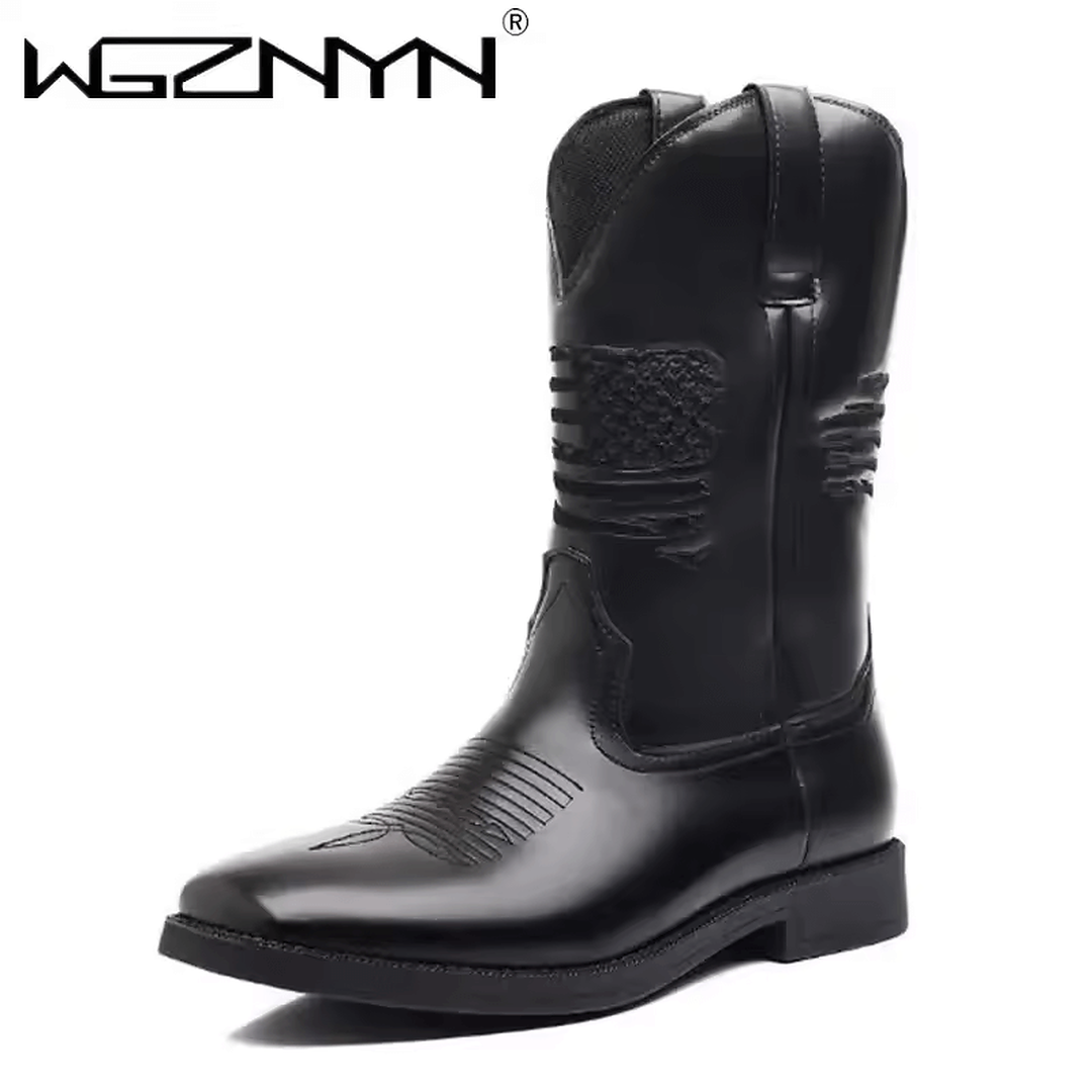 Botas vaqueras hombre Espuela de Oro fabricadas en cuero de alta calidad con detalles bordados